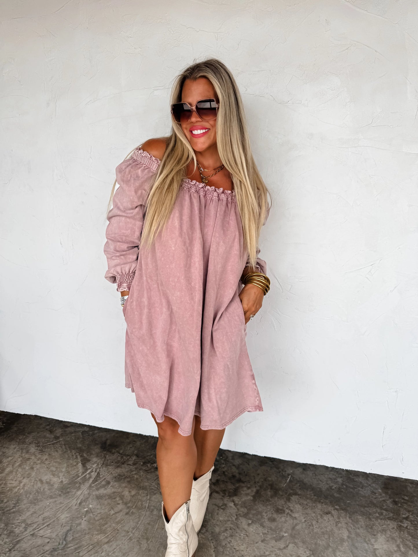 Suzie Washed Pocket Dress