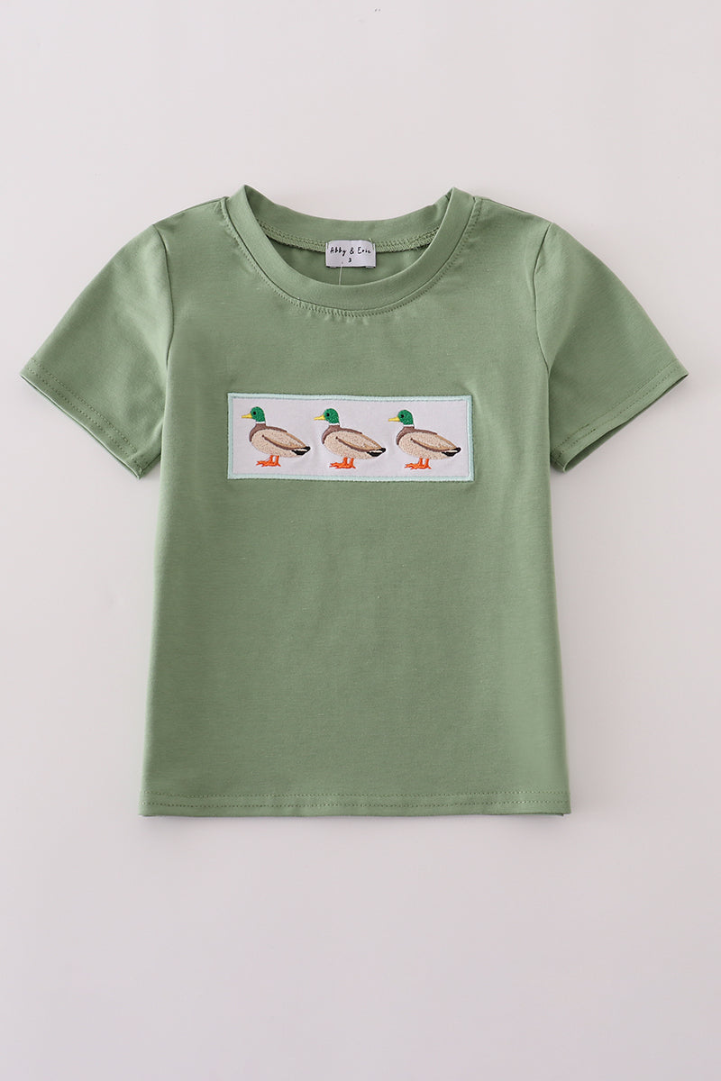 DUCK EMBROIDERY TOP