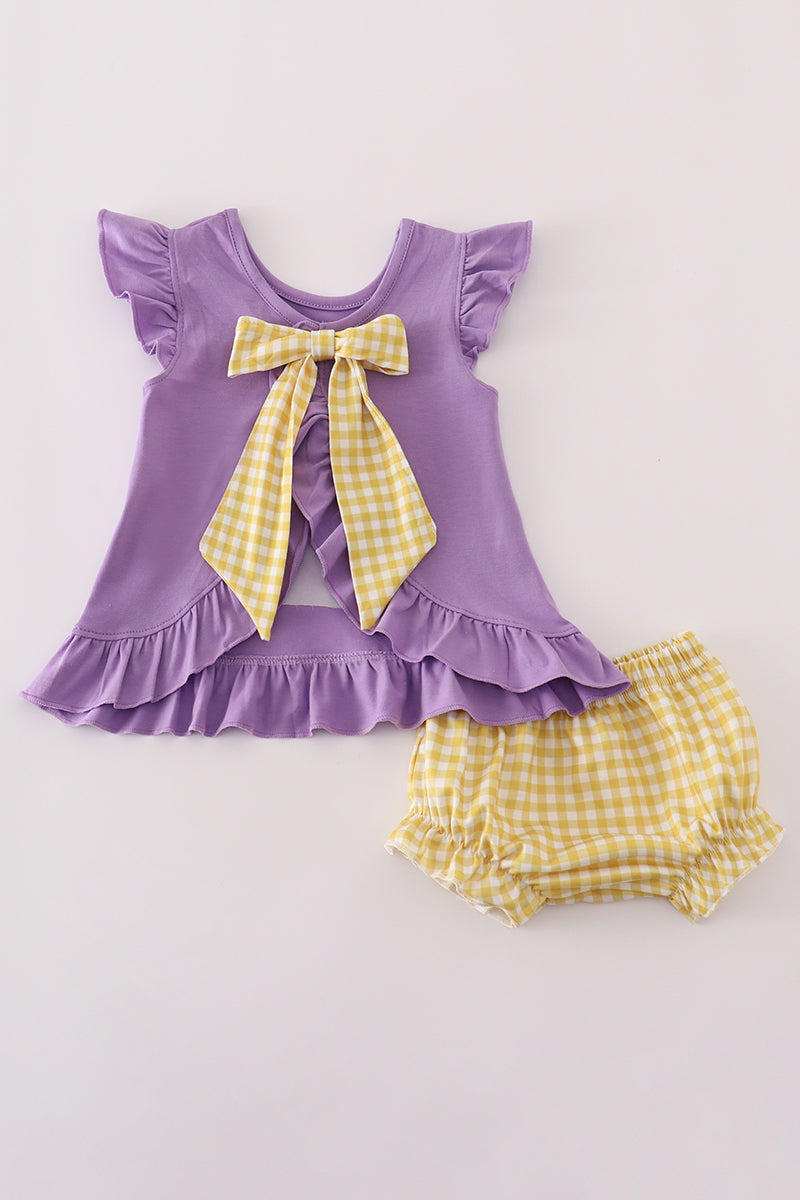 LSU SEQUIN BLOOMER SET