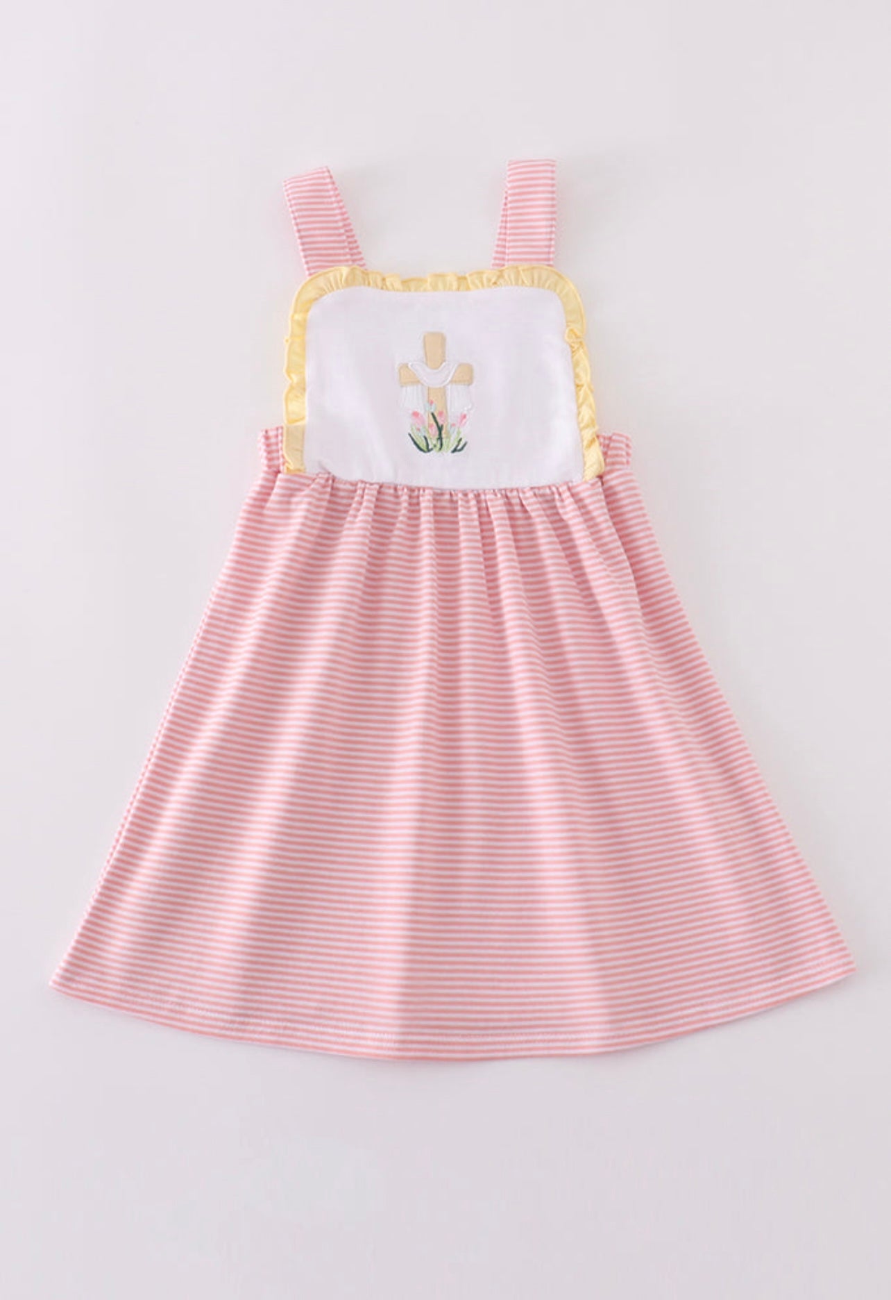 Cross Embroidered Dress