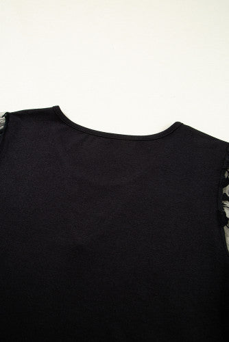 Floral Lace Patchwork Top