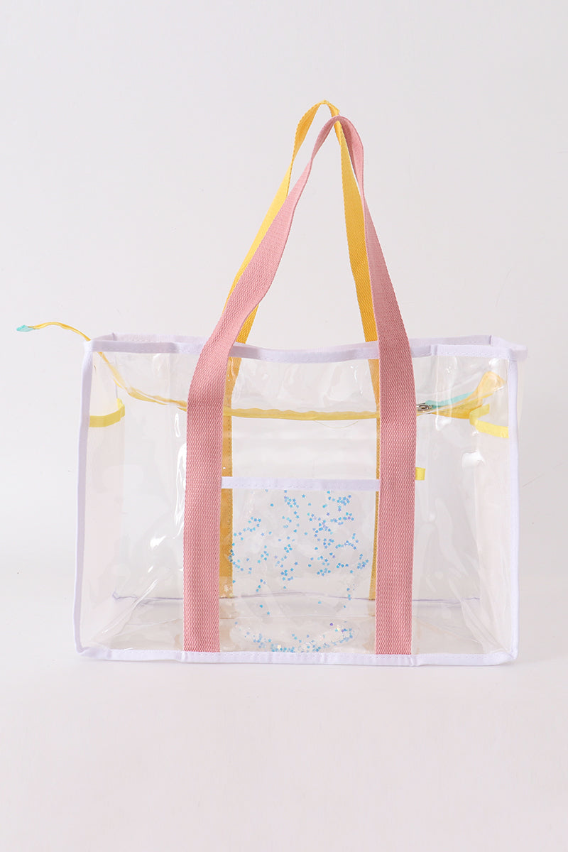 CLEAR WATERPROOF BEACH TRAVEL BAG