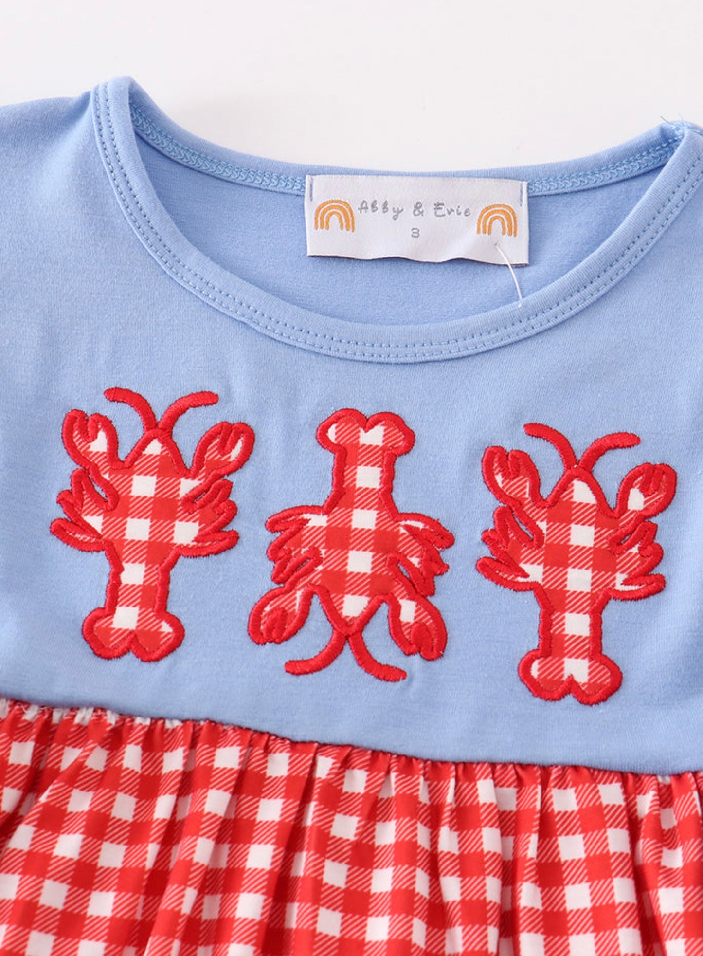 Crawfish Appliqué Dress