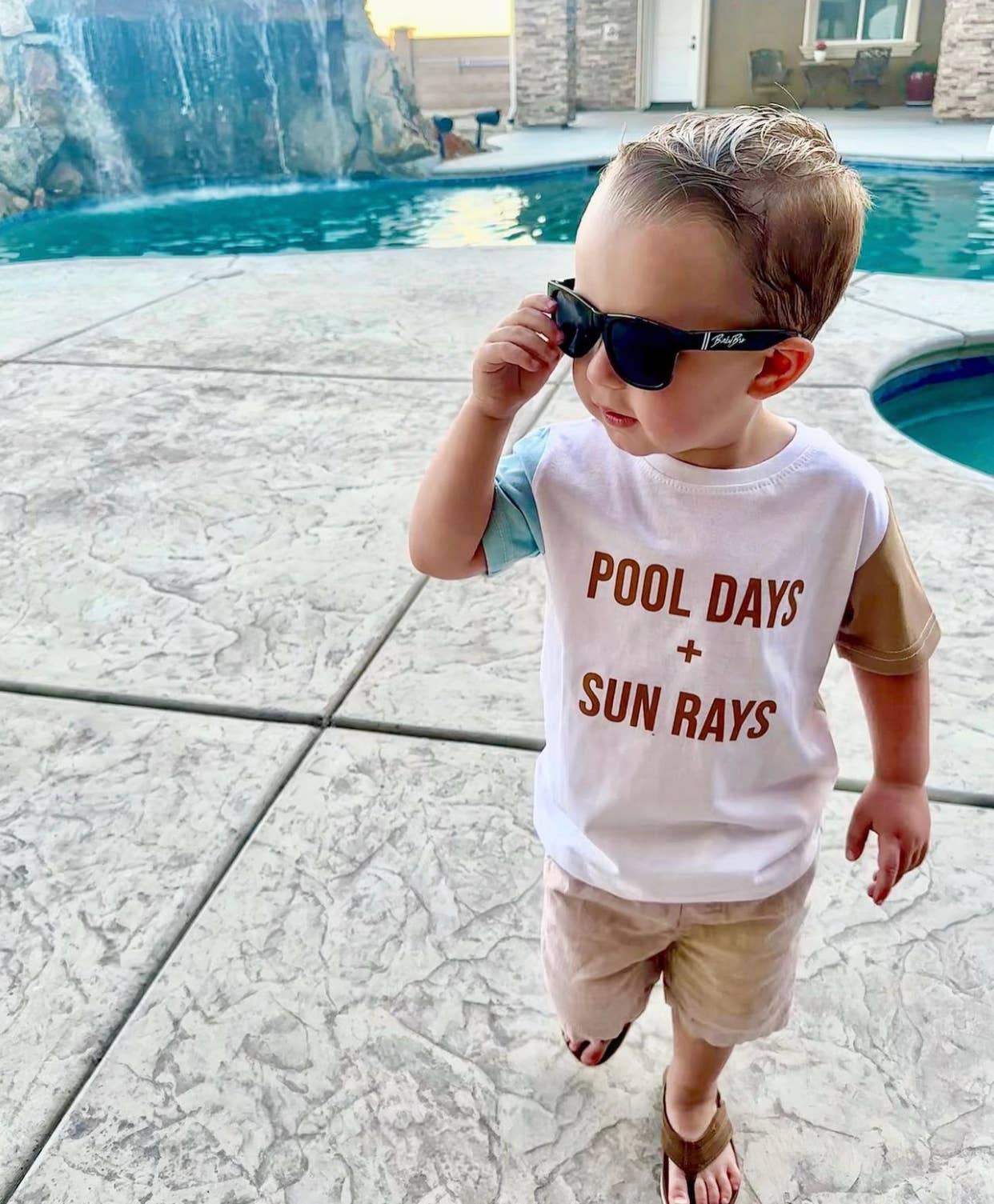 Pool Days + Sun Rays | Kids Summer Shirt