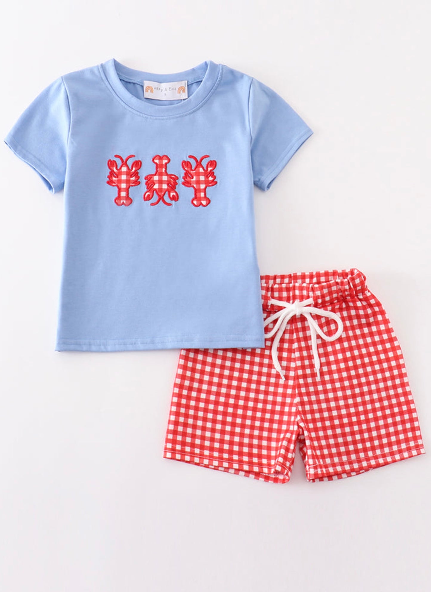 Crawfish Appliqué Boy Set