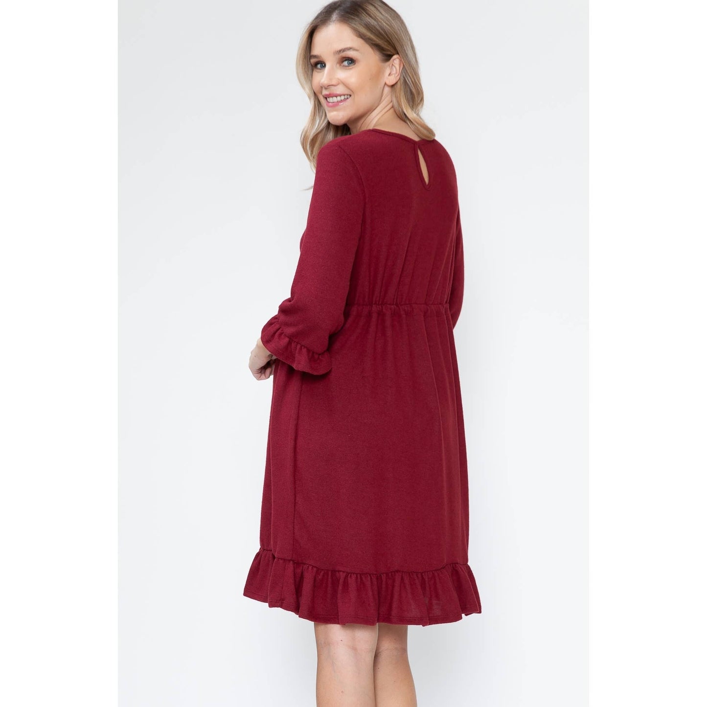 Maternity Christmas Classic Midi Dress