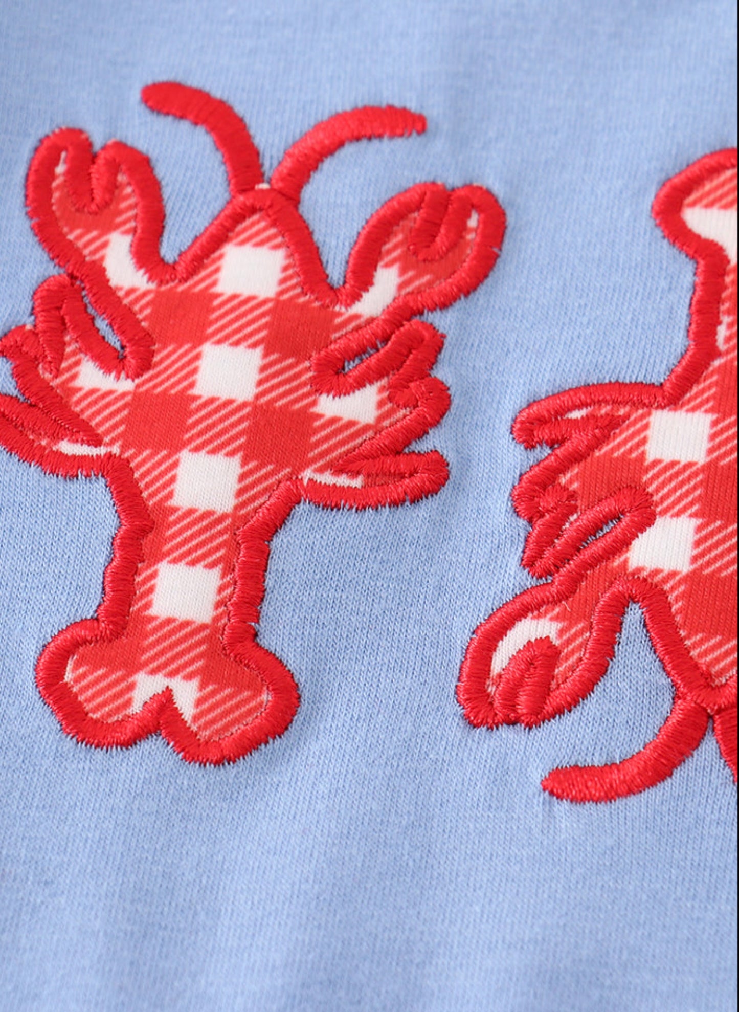 Crawfish Appliqué Boy Set