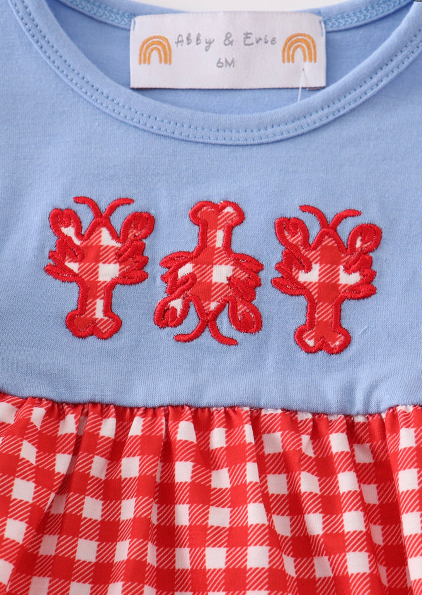 Crawfish Appliqué Bubble