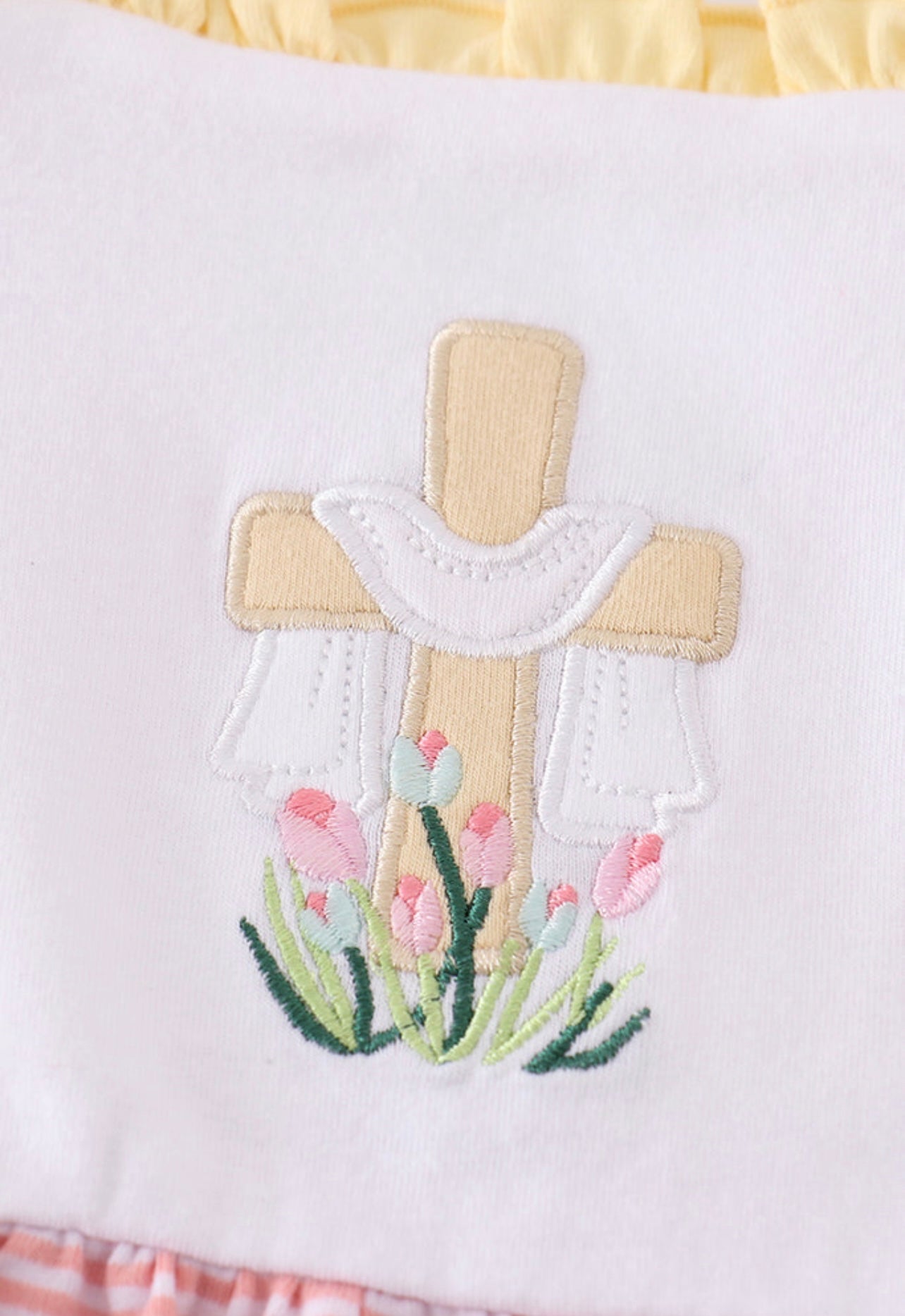 Cross Embroidered Dress