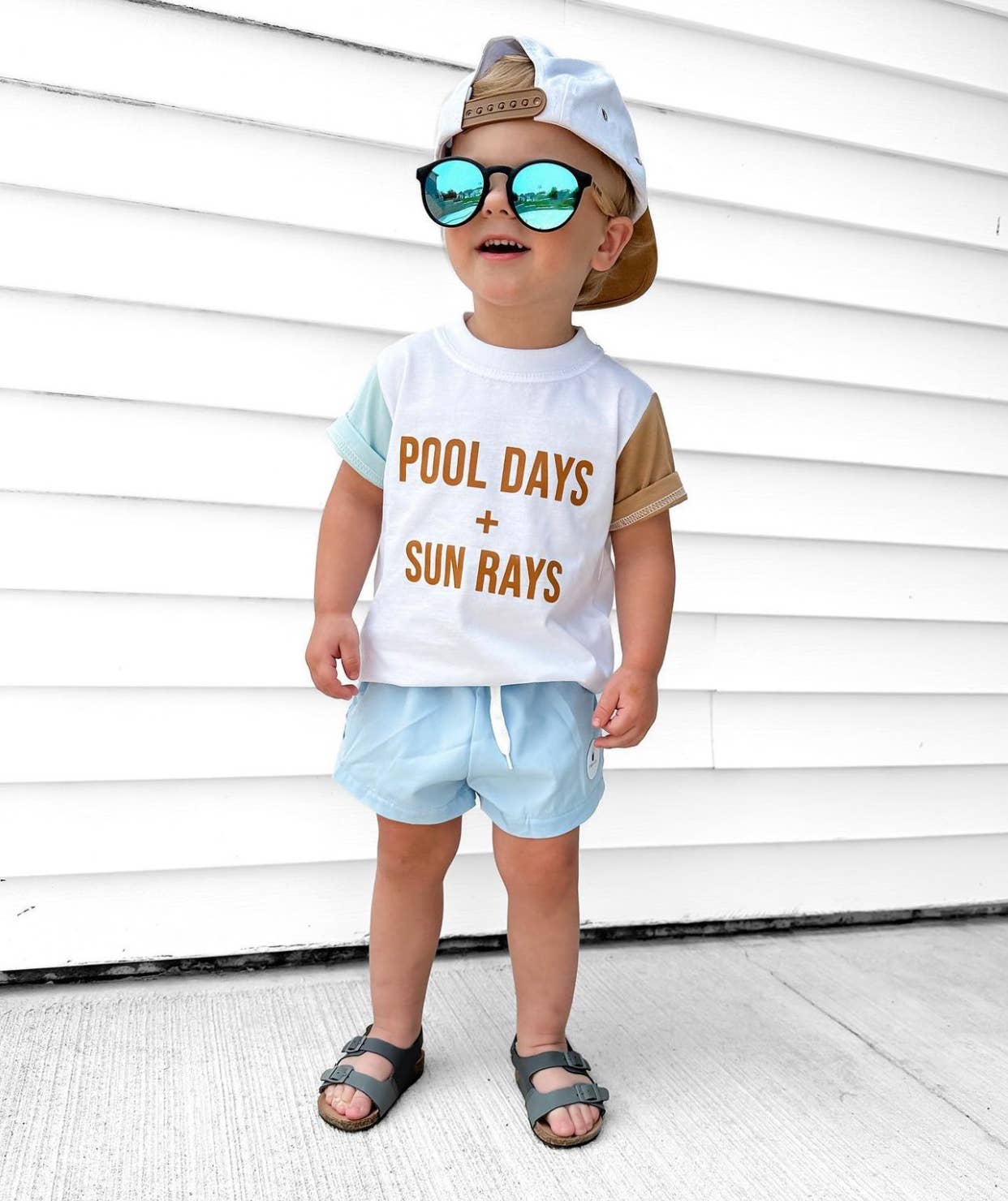 Pool Days + Sun Rays | Kids Summer Shirt